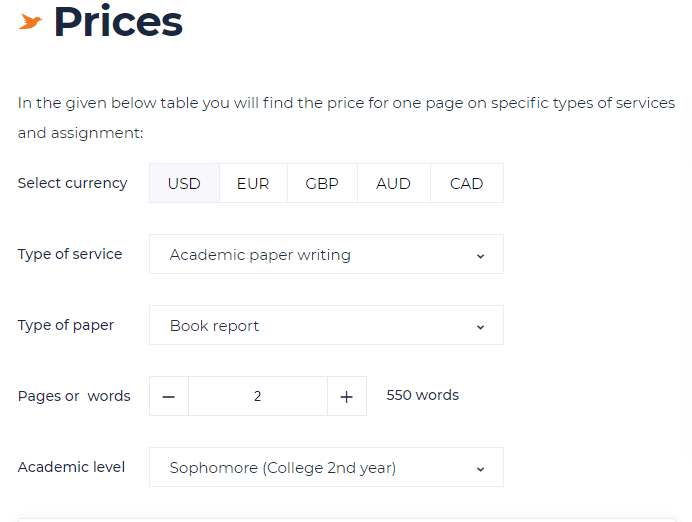 Trustmypaper order form