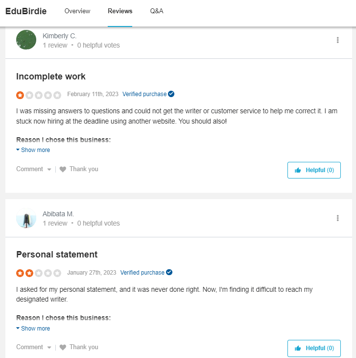 EduBirdie Review 2023 Exposing the Reality ScamFighter