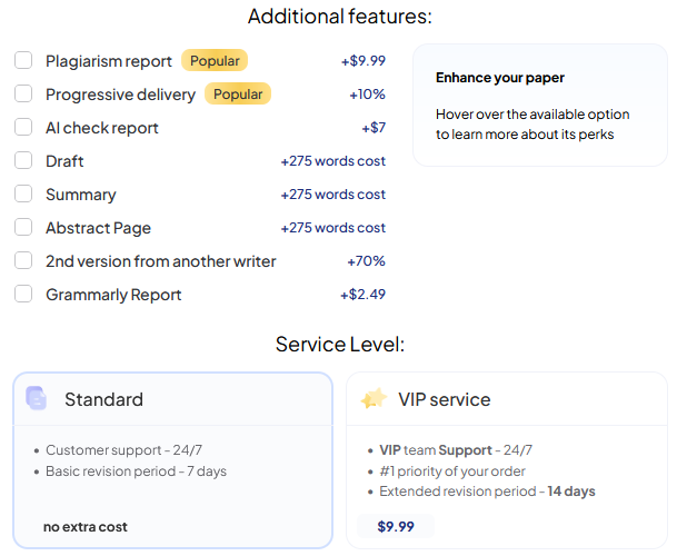 helpwithessay extra features