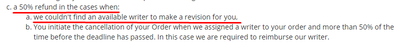 Expert-editing refund