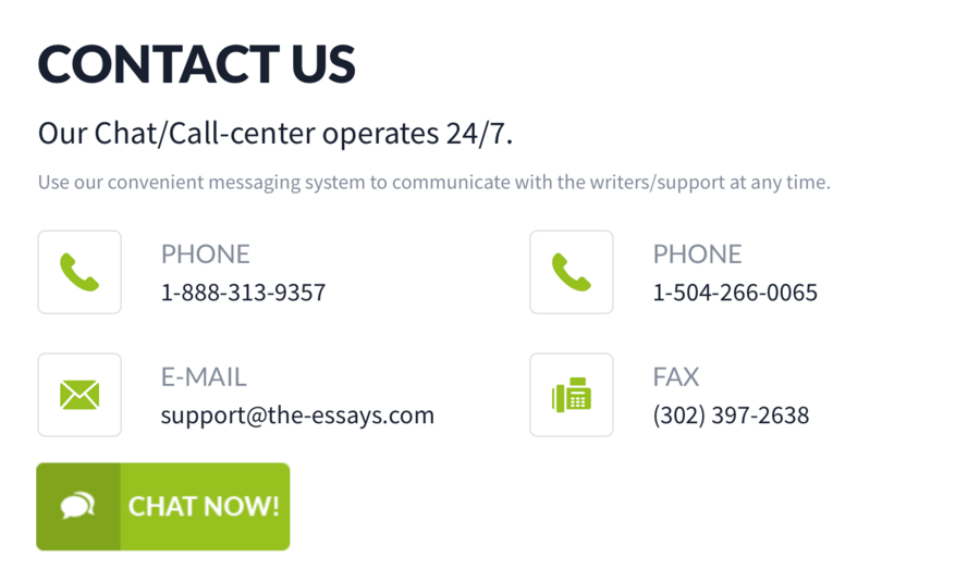 The-Essays contact informations