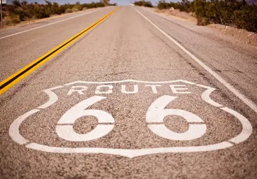 Route 66 ✅ The Sign of the US Freedom and Independence