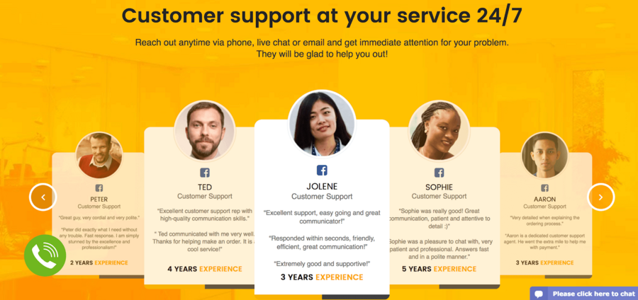 Grademiners customer support