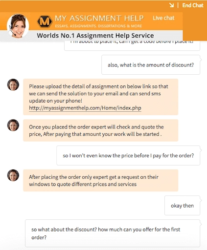 Myassignmenthelp support team 2