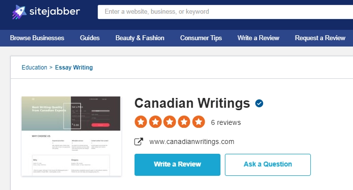 Canadianwritings reviews