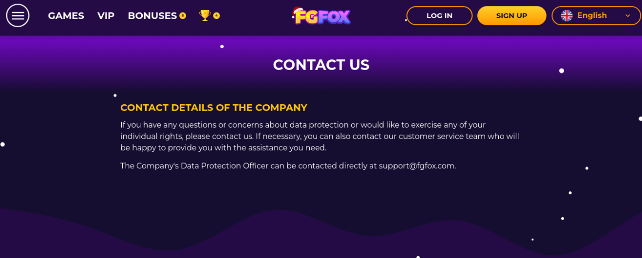 fgfox casino Klantenservice 