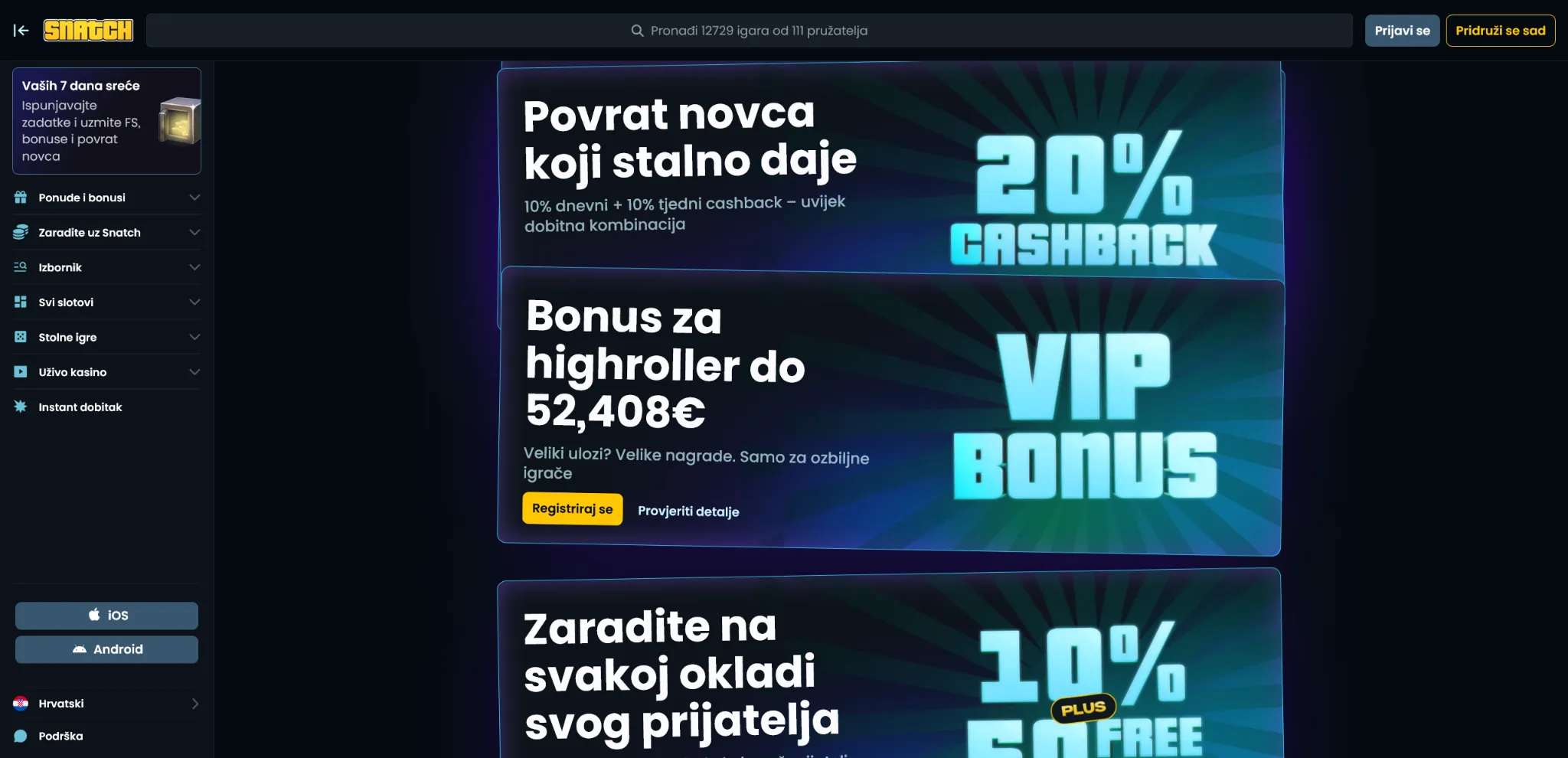 Bonusi i promocije Bonusi i promocije