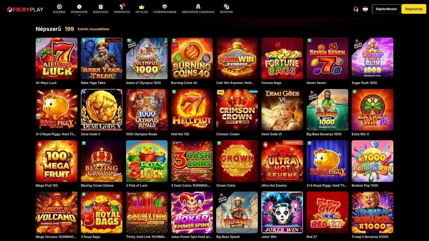 FieryPlay Kaszinó FieryPlay Kaszinó
