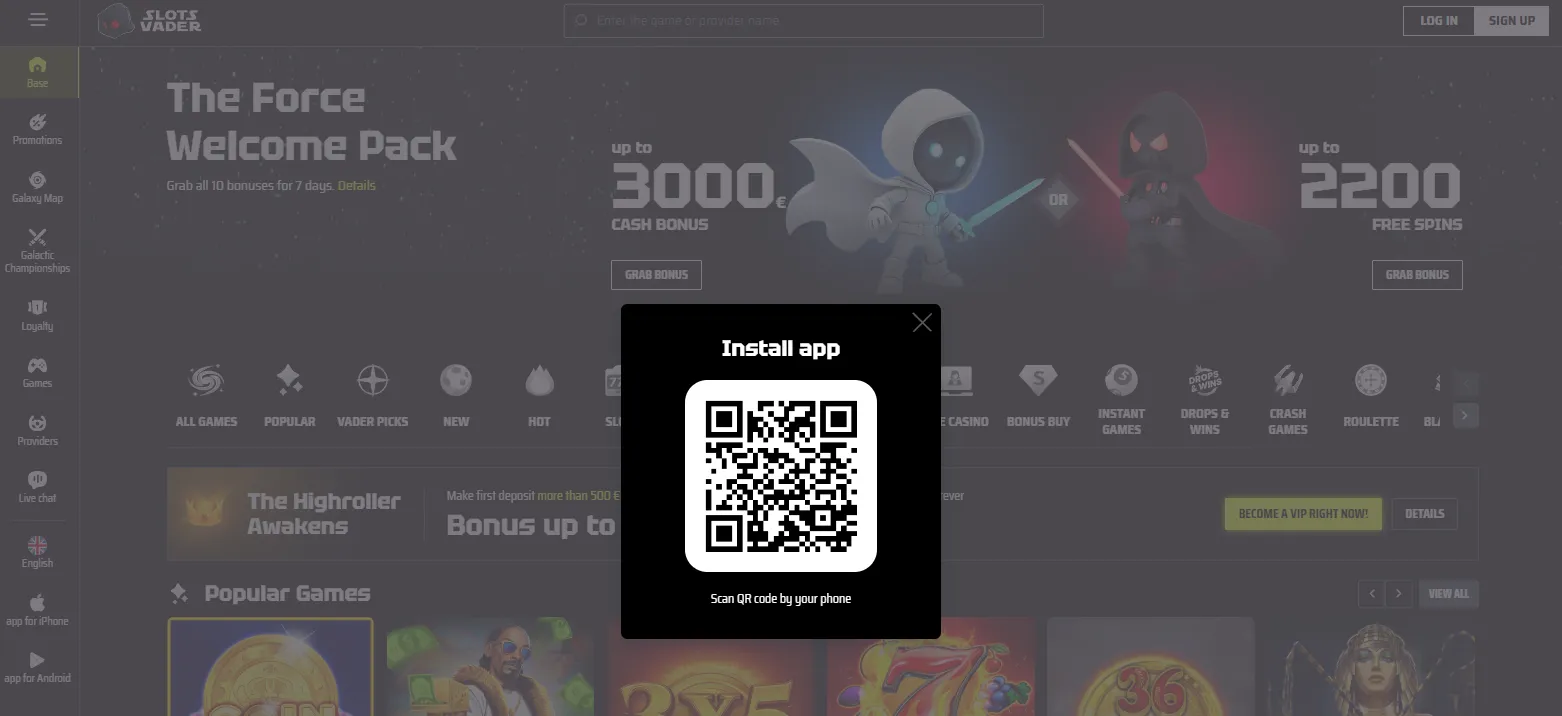 SlotsVader SlotsVader