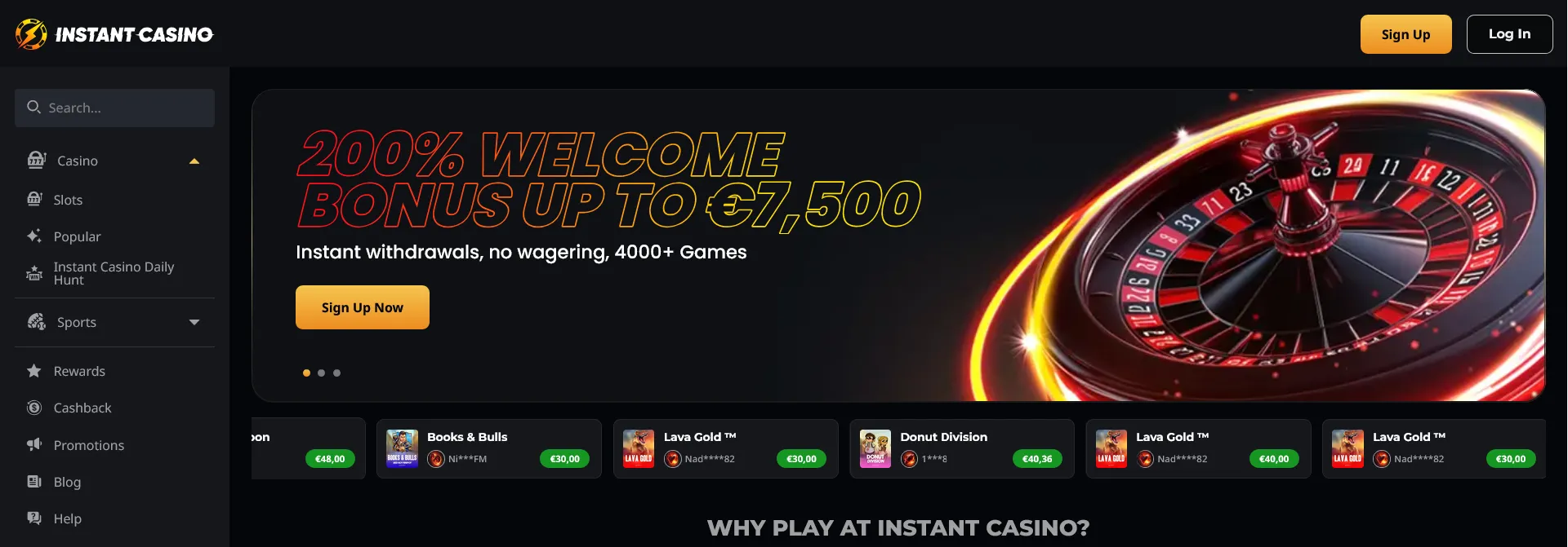 Instant Casino
