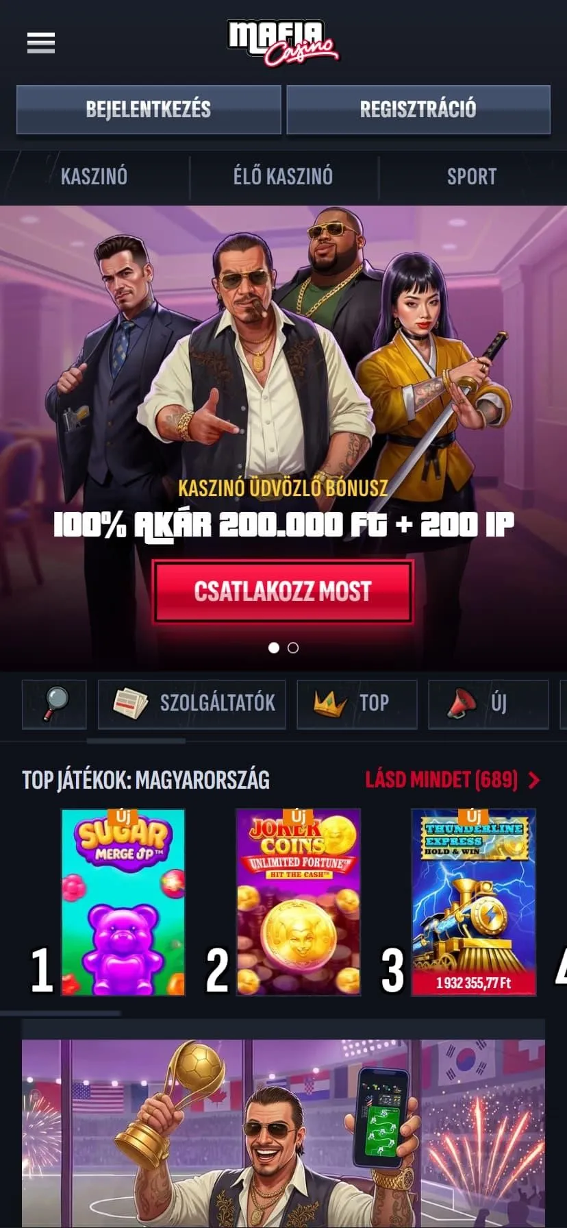 Mafia Casino mobil kaszinó és alkalmazás Mafia Casino mobil kaszinó és alkalmazás