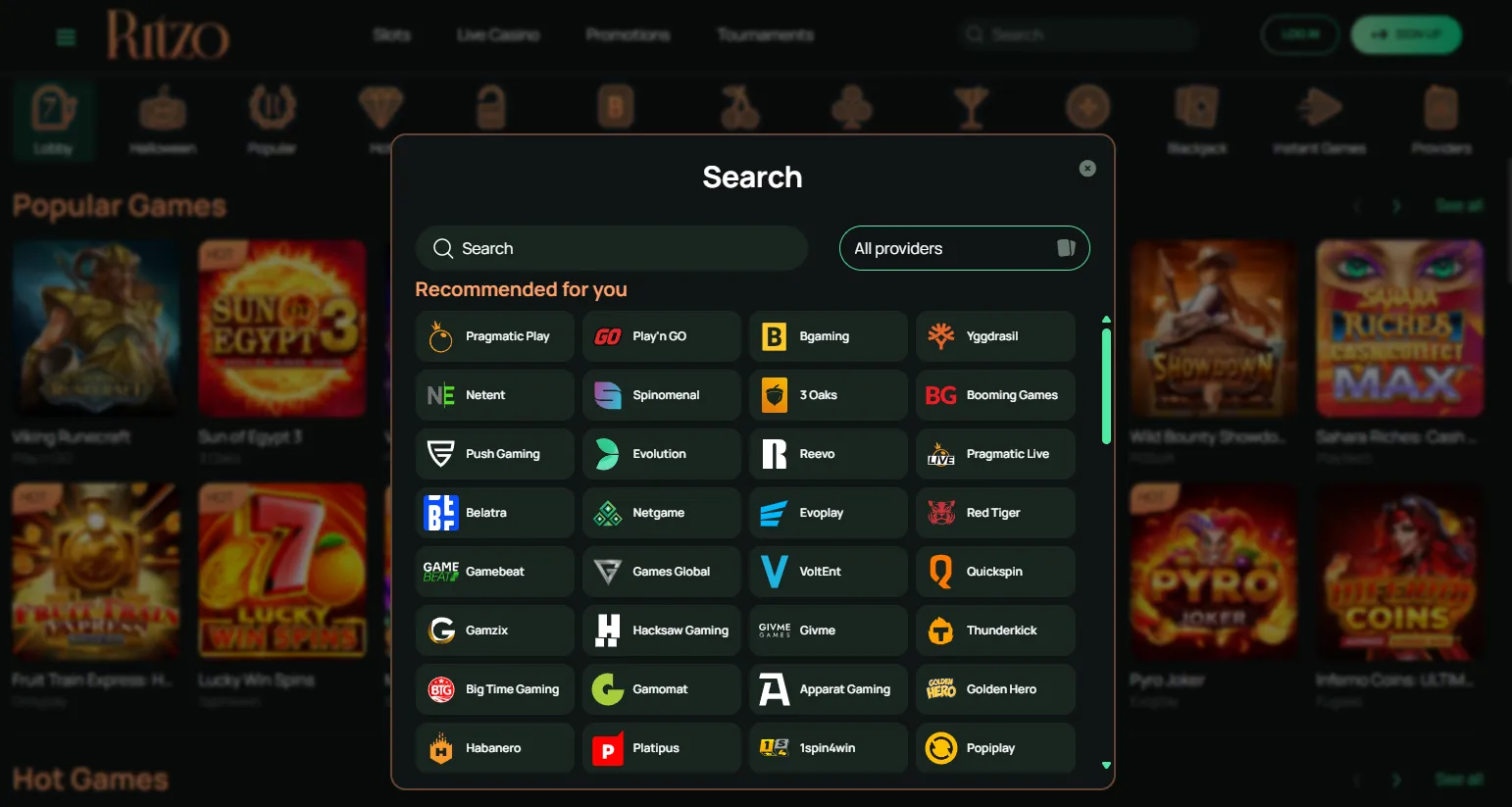 Licence a software Ritzo kasina