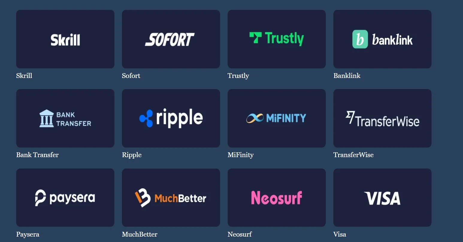 Pagamenti: depositi e prelievi