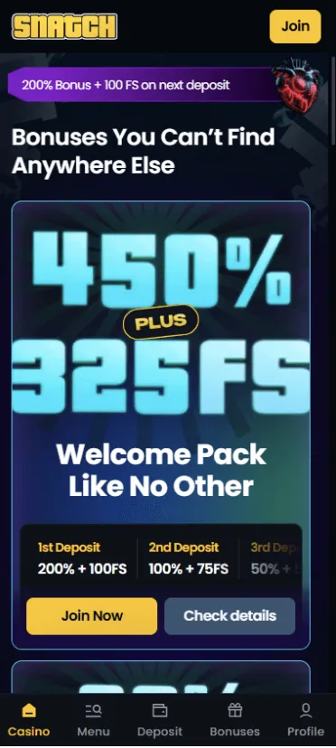Snatch Казино Snatch Казино