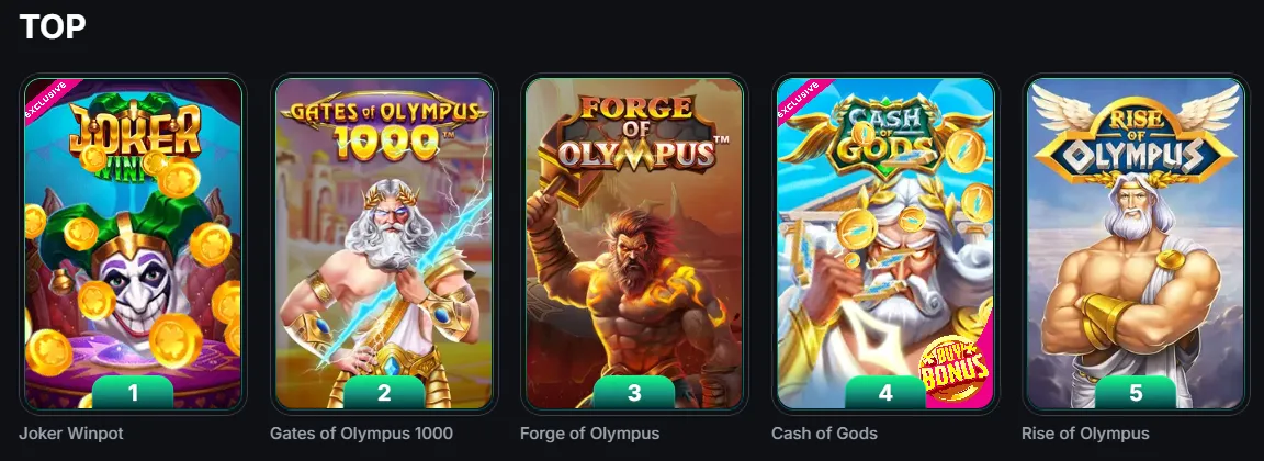 Game selection Game selection