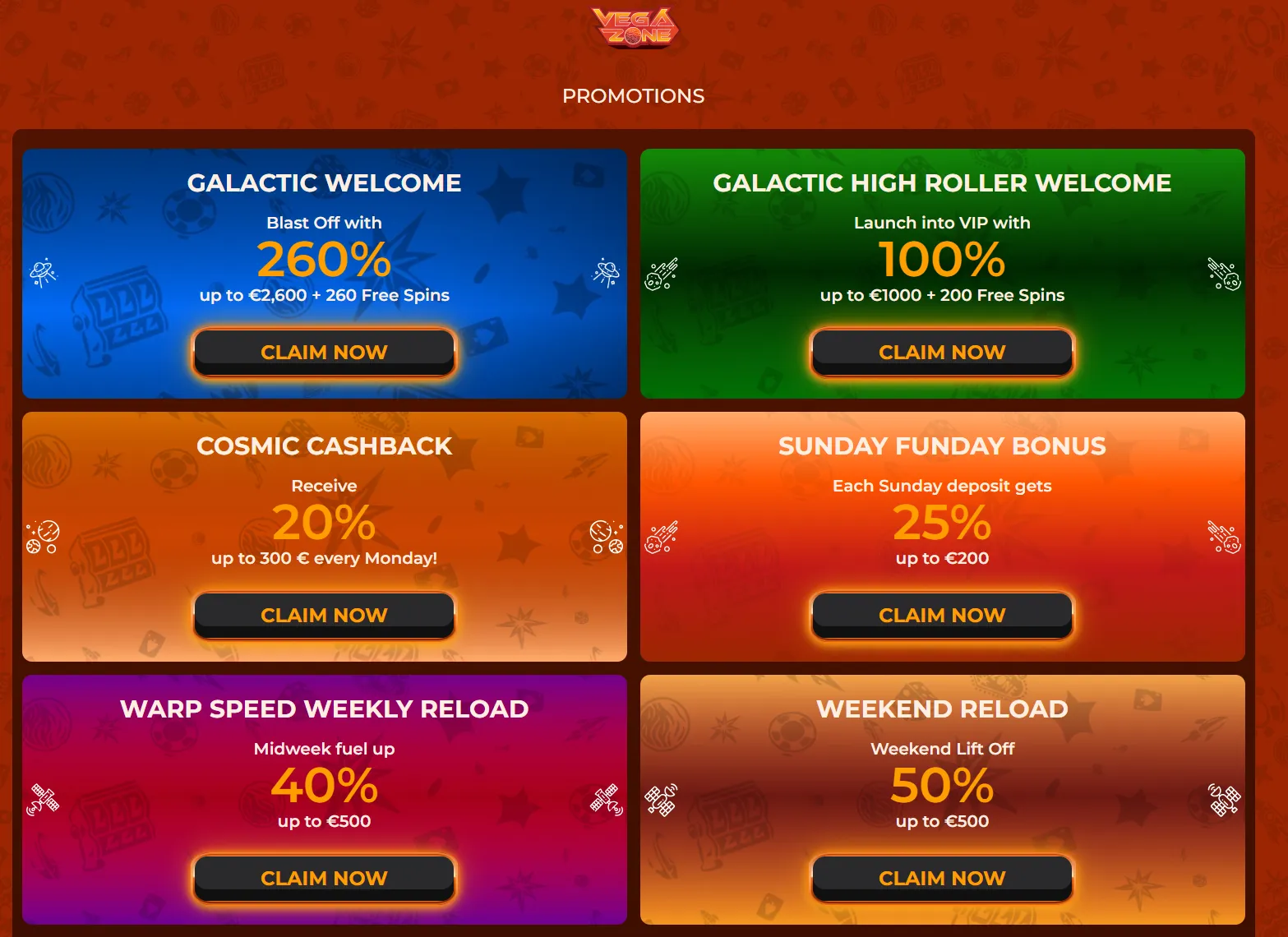 Bonuses and Promotions