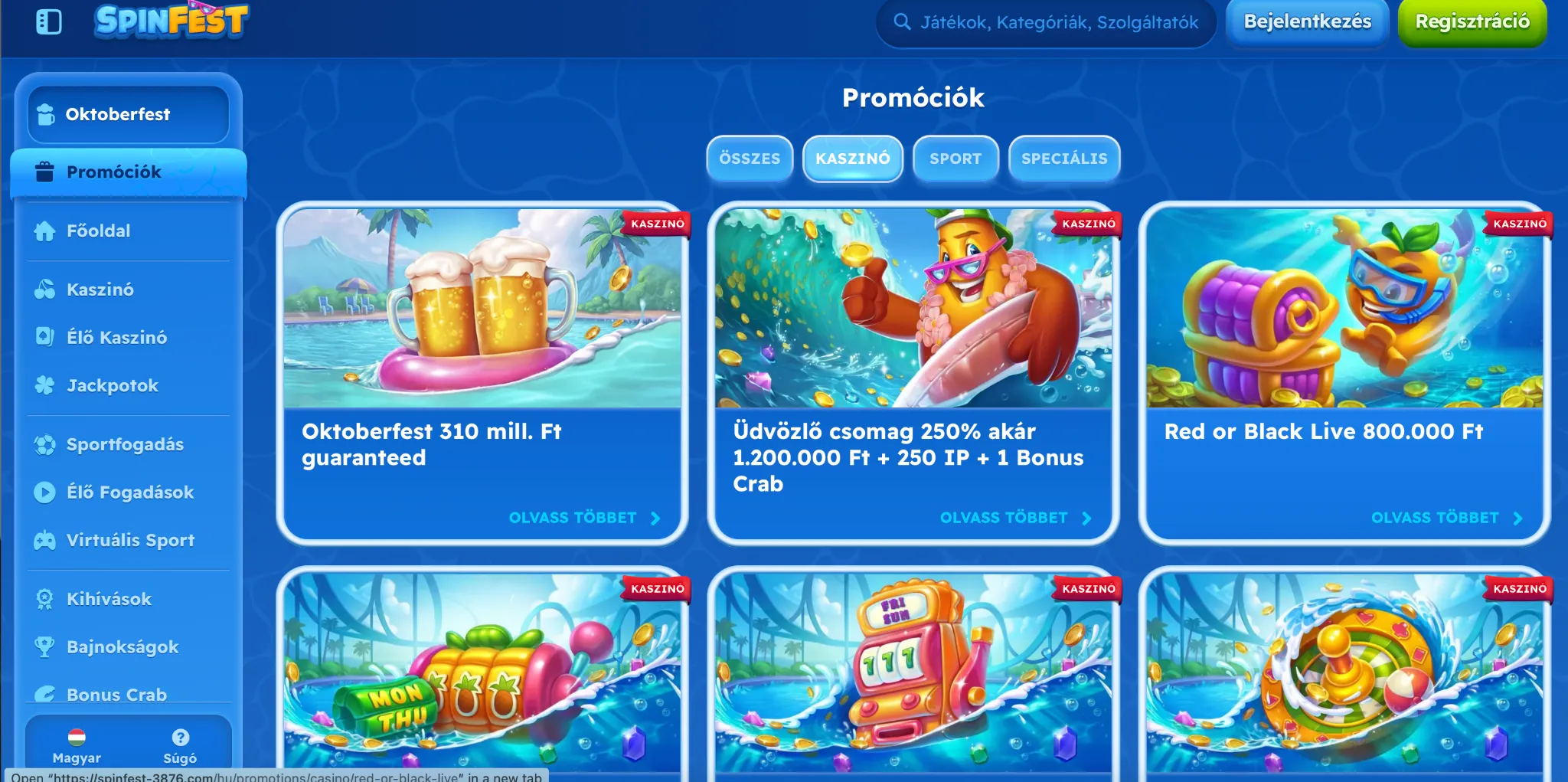 Bónuszok és Promóciók Bónuszok és Promóciók