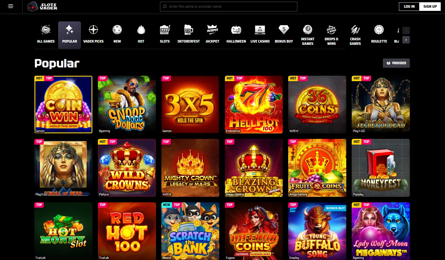 SlotsVader SlotsVader