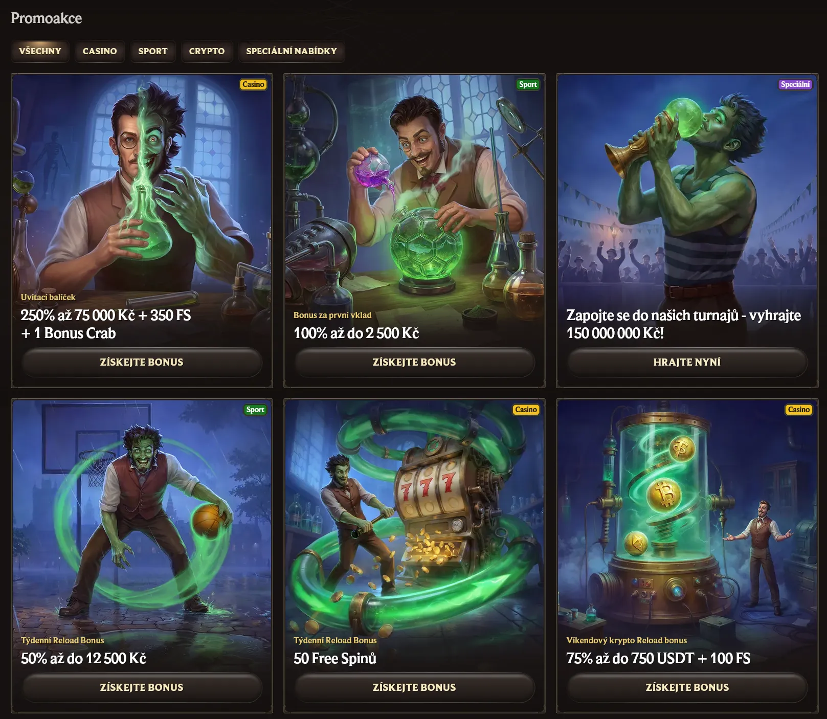 Bonusy a promoakce
