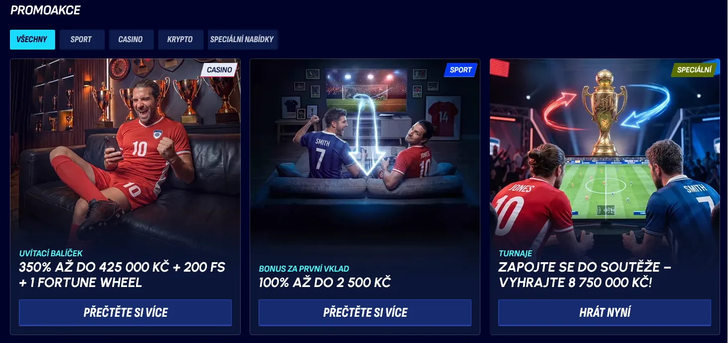 Bonusy a promoakce Bonusy a promoakce