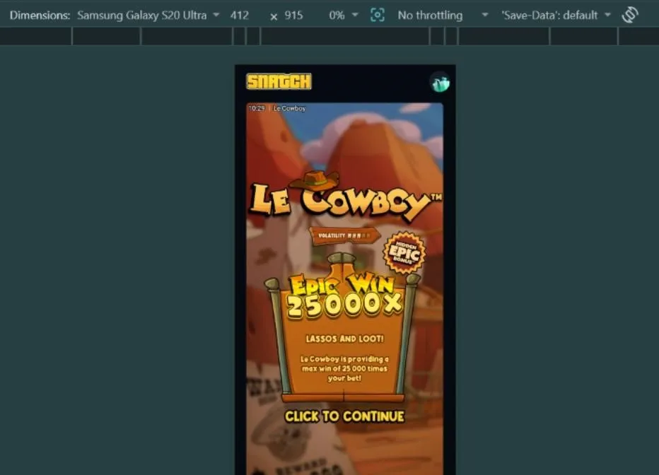 Snatch Casino og app