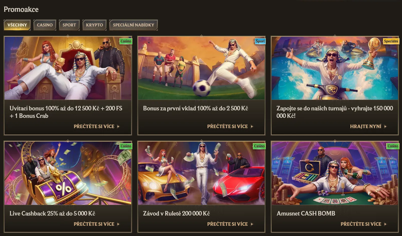 Bonusy a promoakce