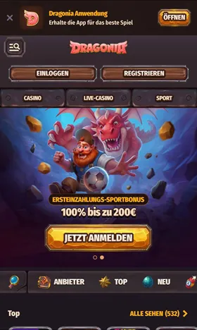 Dragonia Casino Bonus