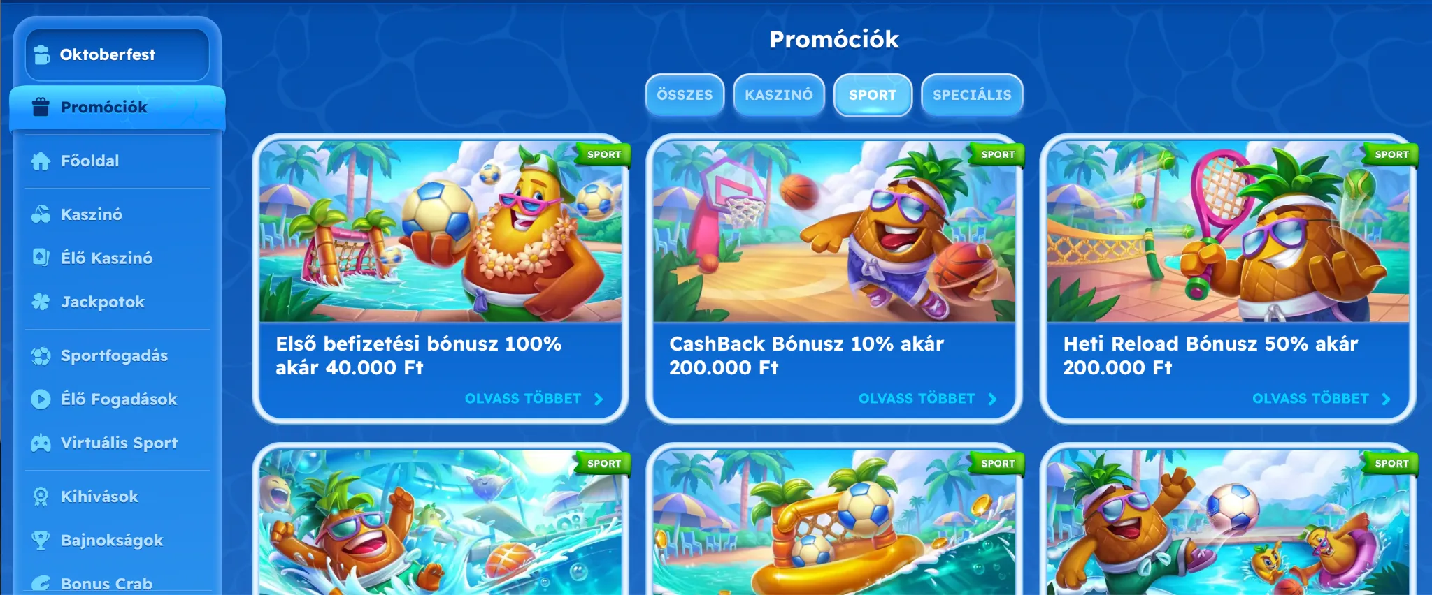 Bónuszok és Promóciók Bónuszok és Promóciók