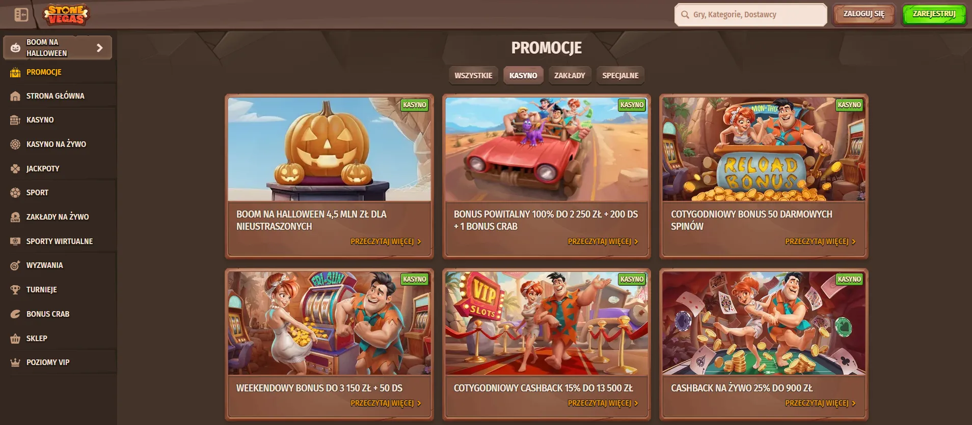 Bonusy i promocje w StoneVegas