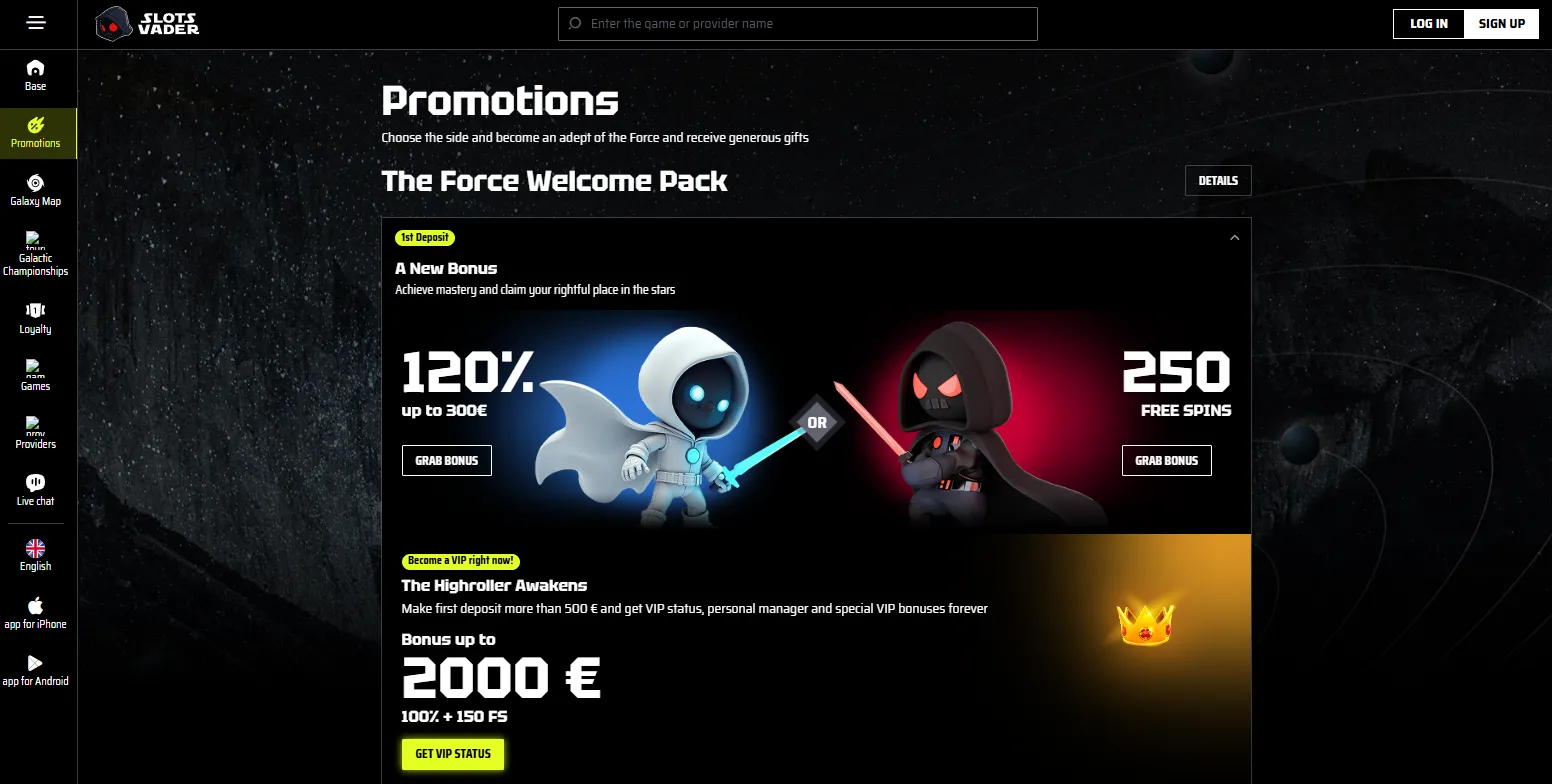 SlotsVader SlotsVader