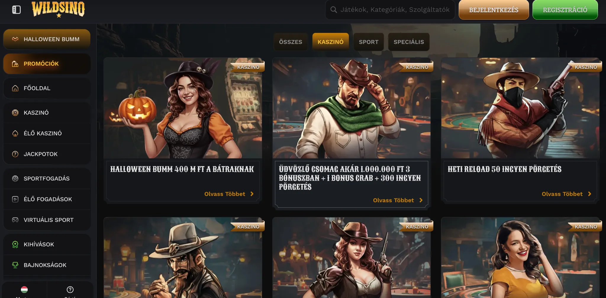 B&oacute;nuszok &eacute;s Prom&oacute;ci&oacute;k