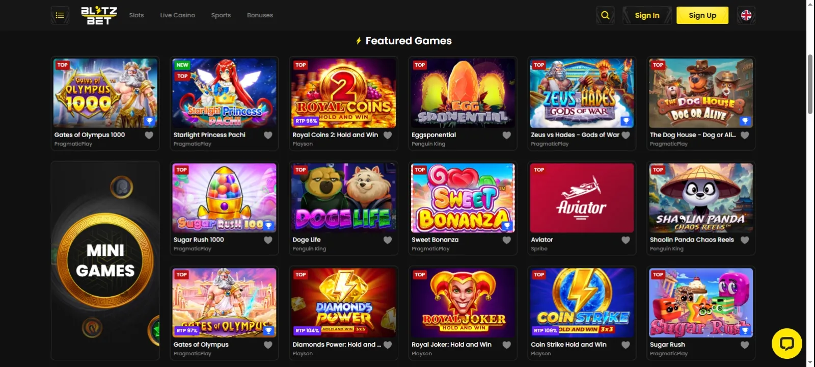 Game Selection Game Selection