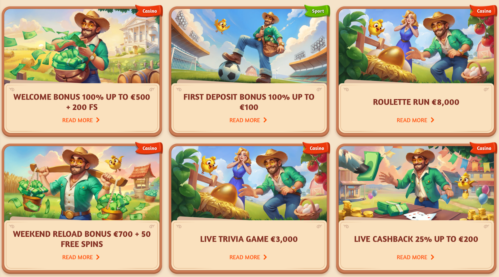 Bonusi kazina BillyBets