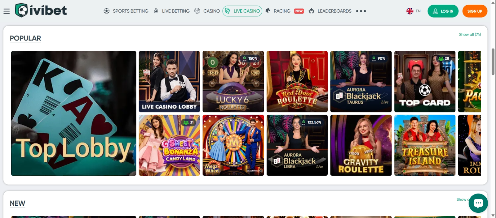 IviBet казино уживо