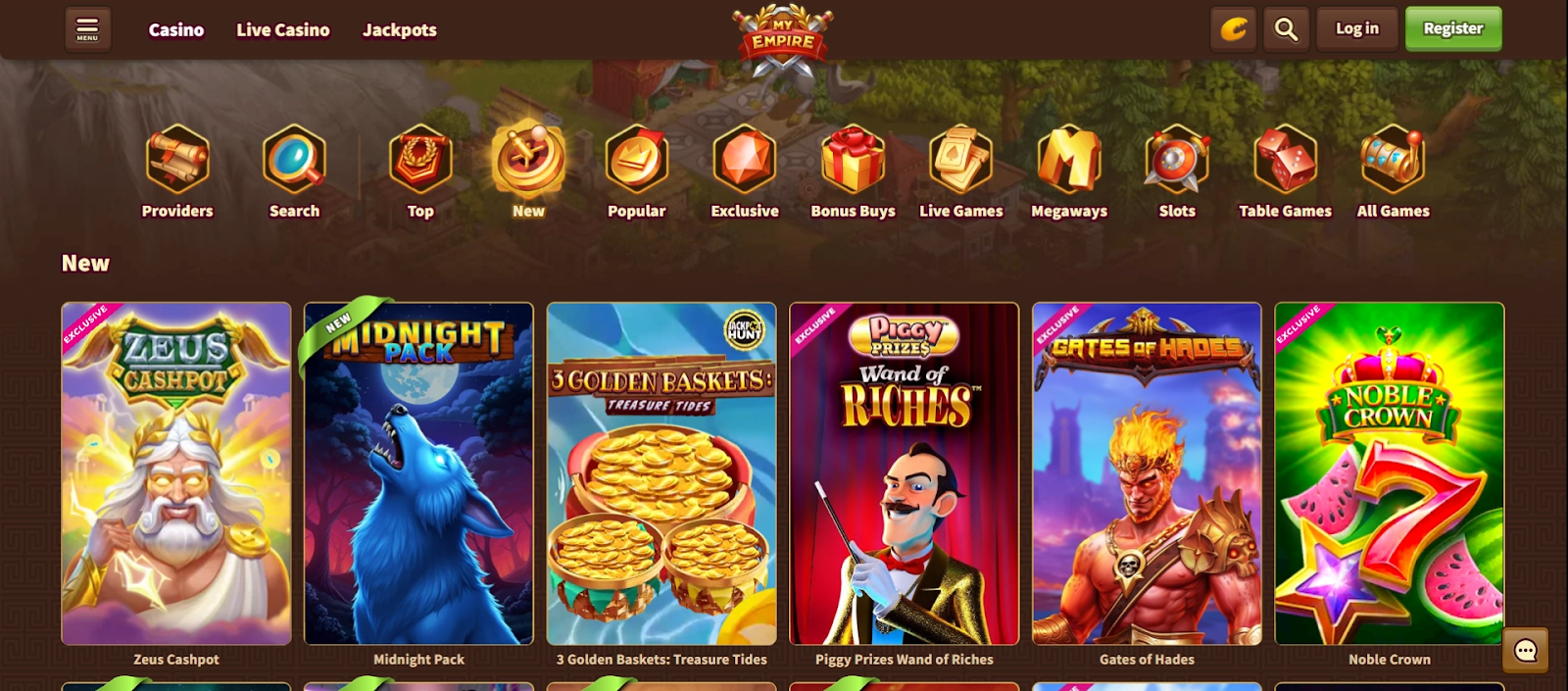 My Empire online casino games