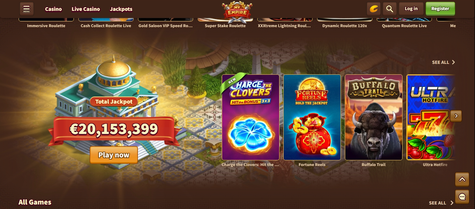 My Empire online casino