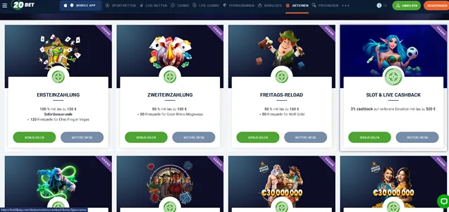 Boni und Promotionen