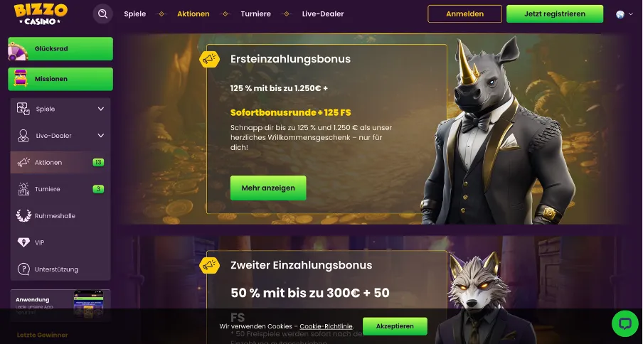 Boni und Promotionen