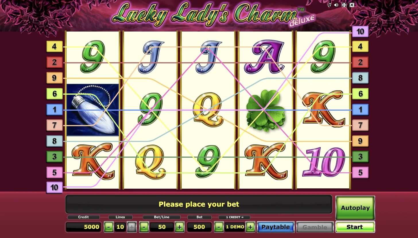 Lucky Lady's Charm Slot