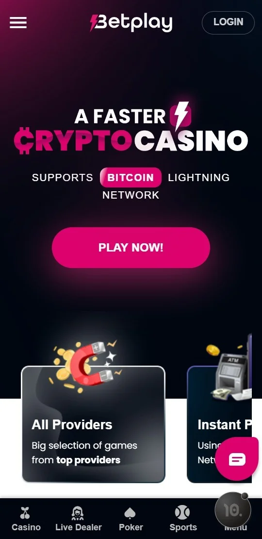 Betplay.io Casino Mobile und App