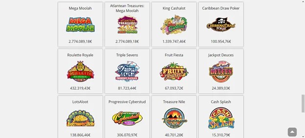 Zodiac Online Casino Spielvielfalt