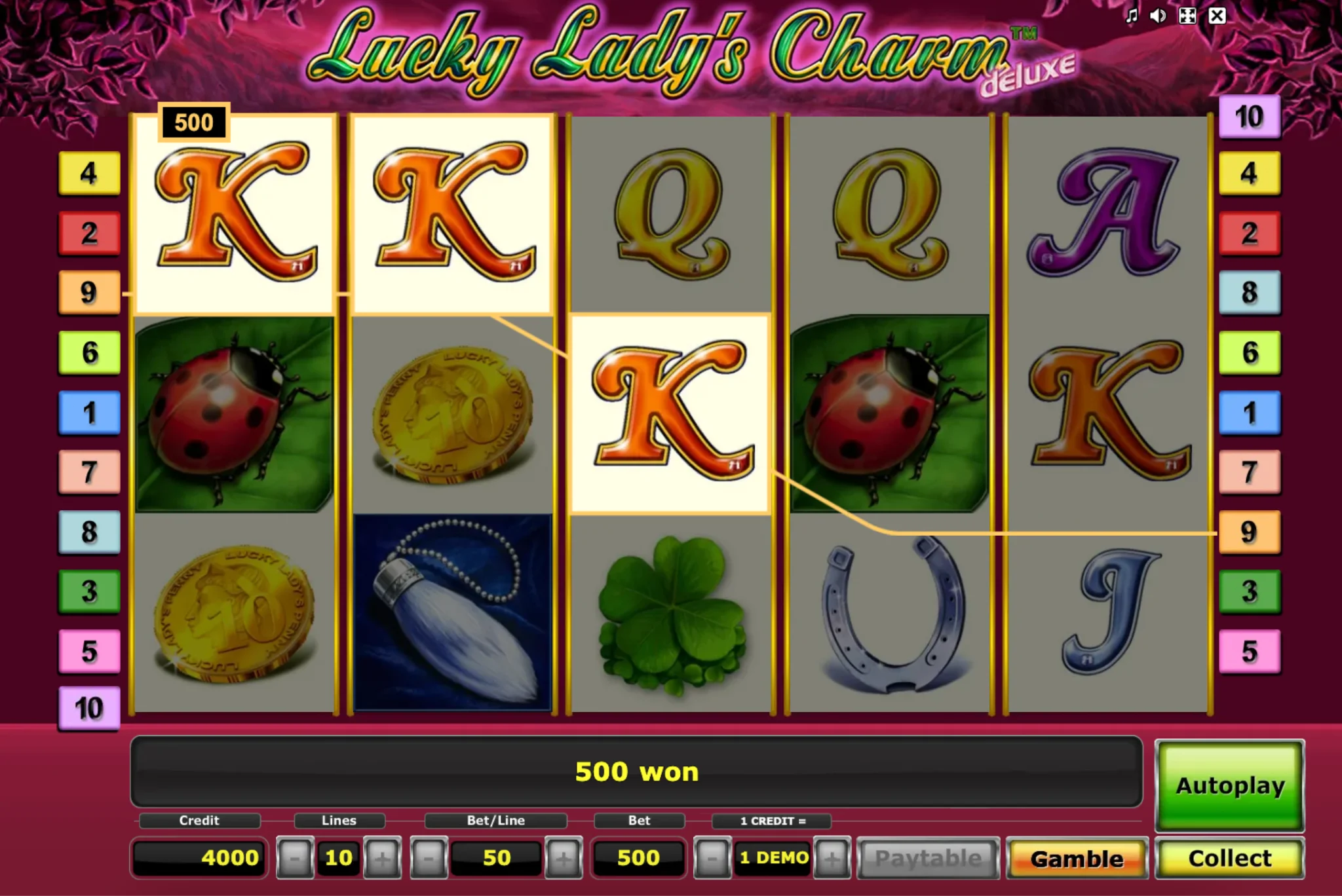 Lucky Lady's Charm Slot