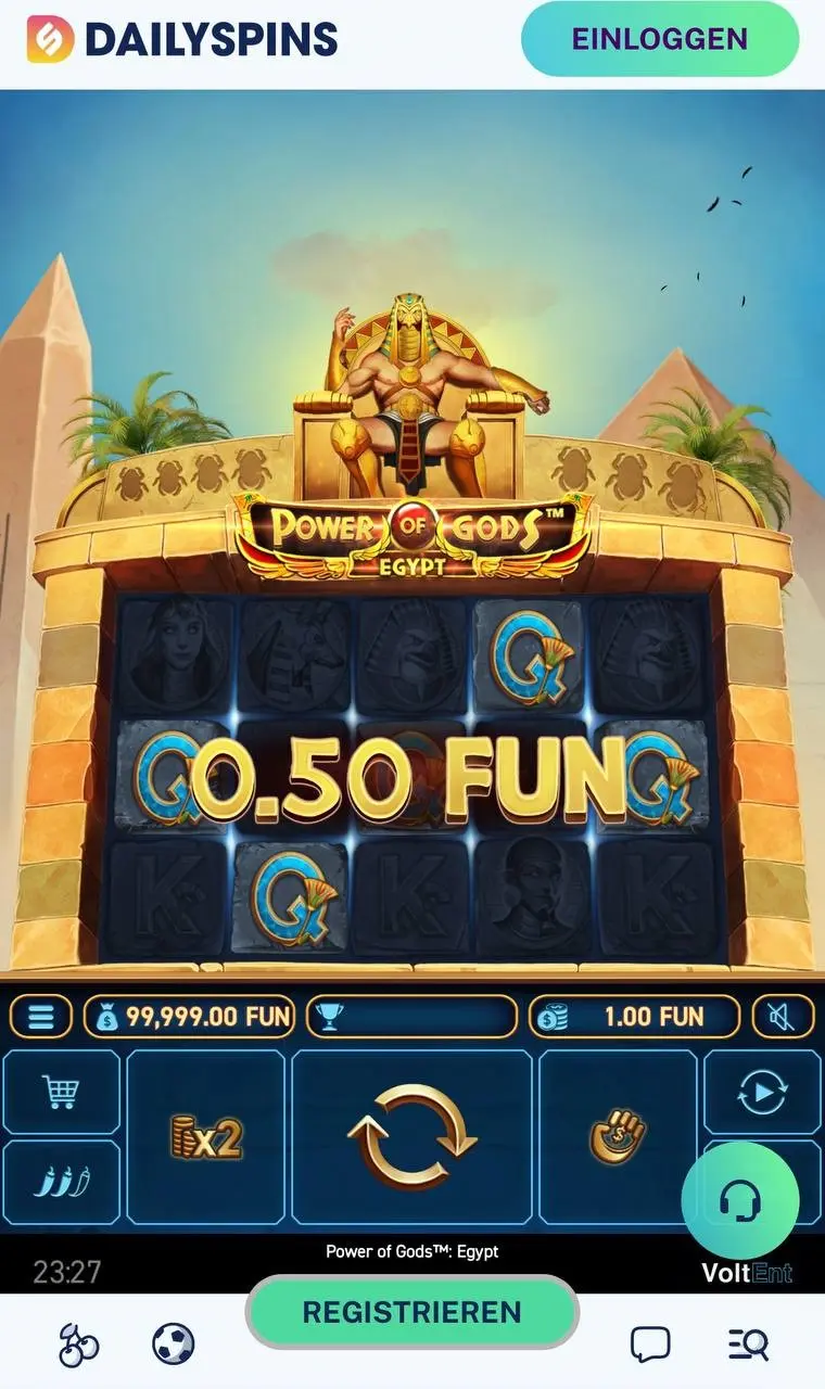 Daily Spins Mobile Casino und App