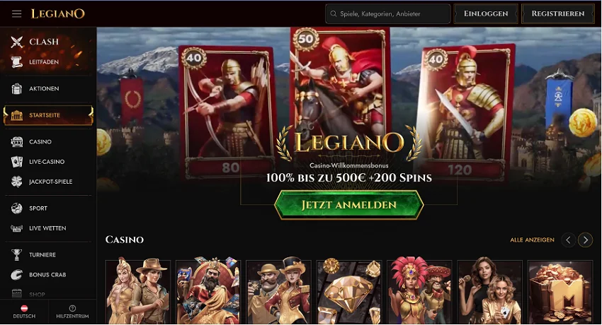 Legiano Online Casino