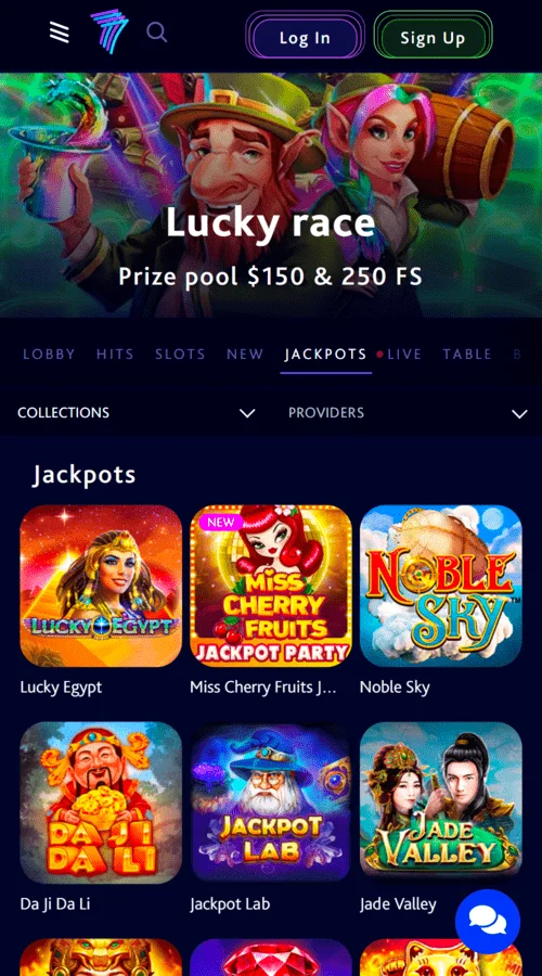 7bit Casino mobile und App