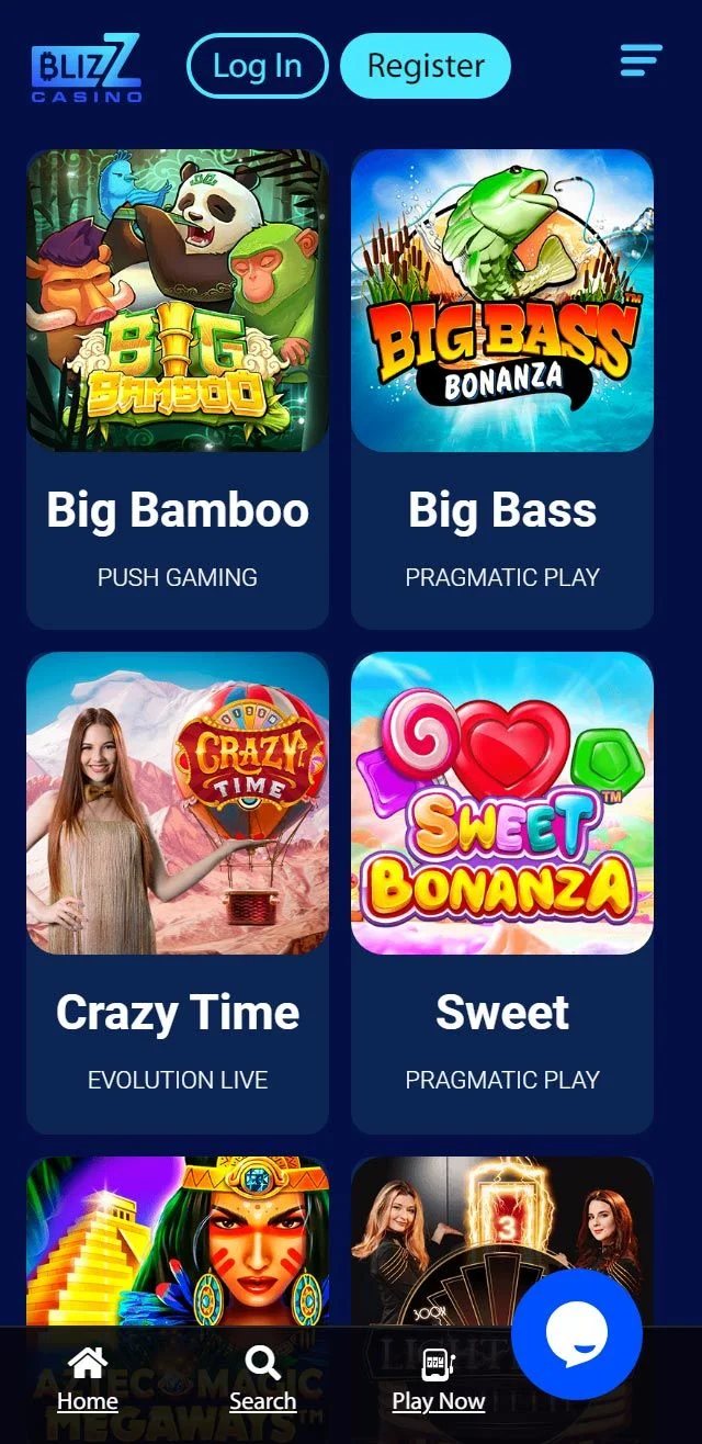 Blizz.io Casino Mobile und App