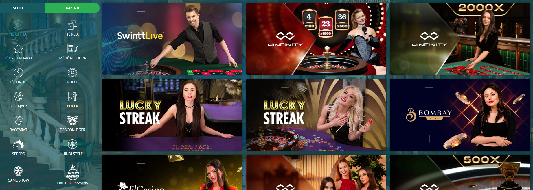 22bet kazino lojtarët