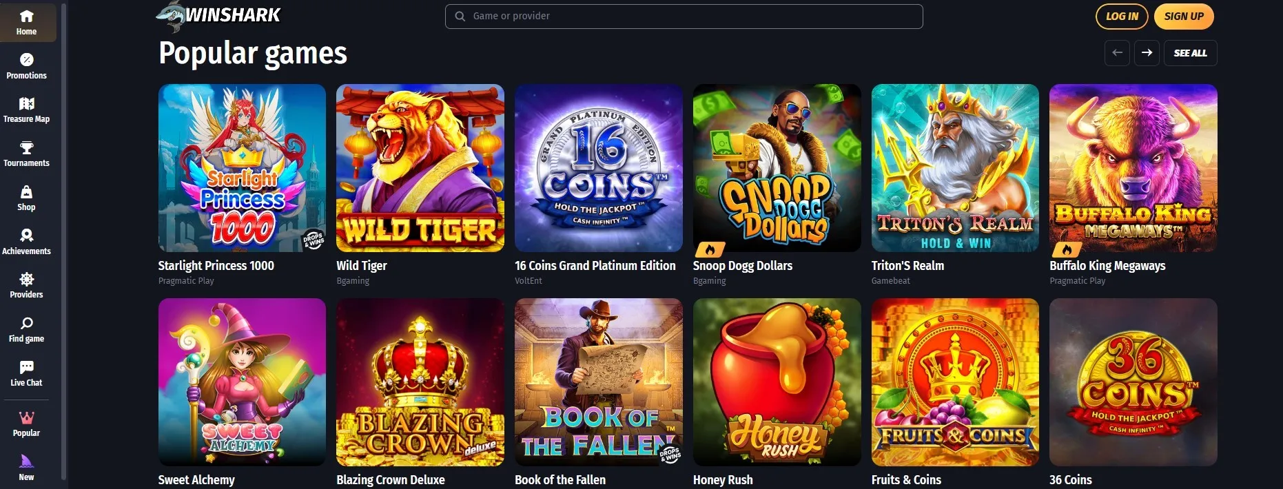 Selection of games