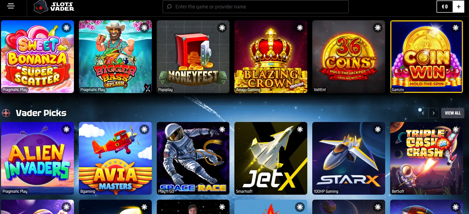 Slots Vader