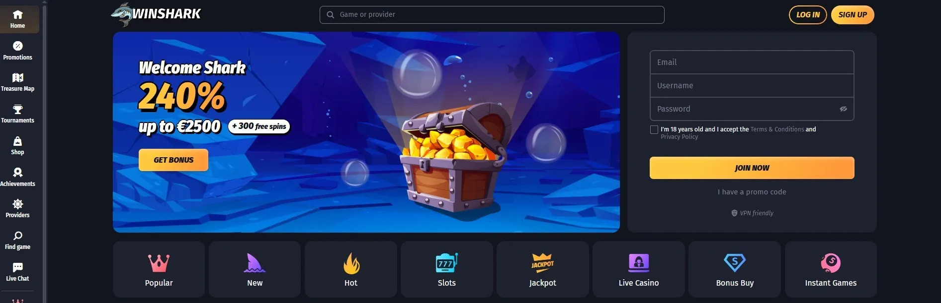 WinShark Casino